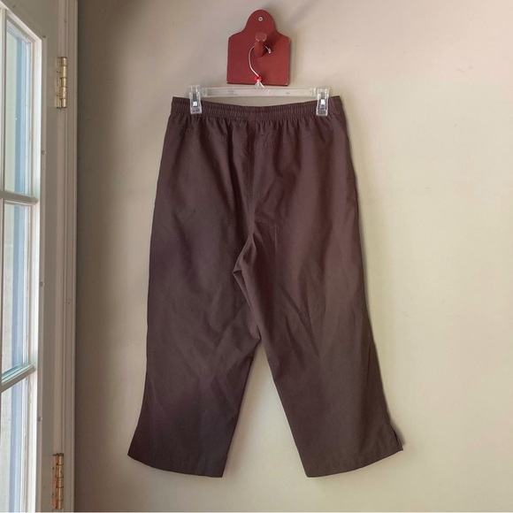 Vintage Hasting & Smith Brown Lightweight Cropped Pants S - Picture 5 of 6